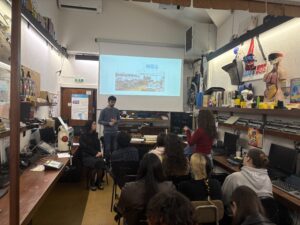 Visita do 2.º ano da Licenciatura em Tradução e Interpretação em Língua Gestual Portuguesa da ESE Escola Superior de Educação.